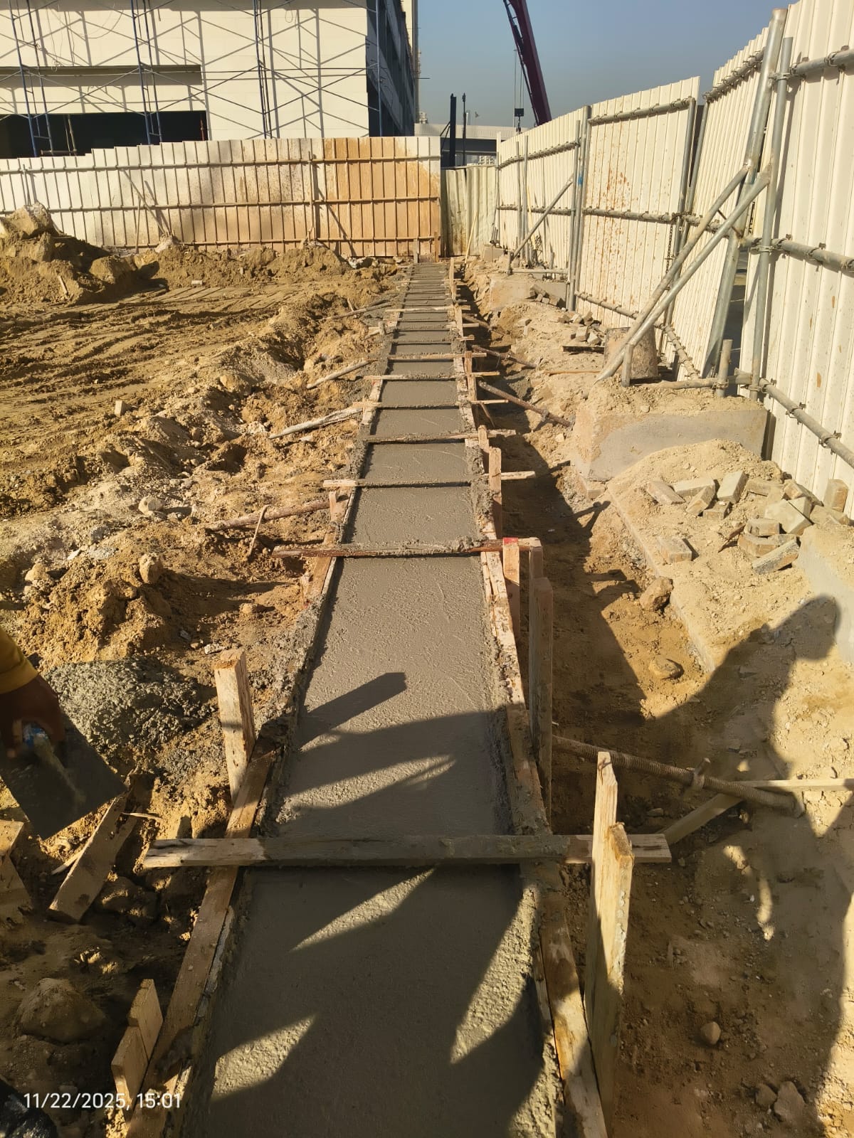 Foundation Trench Shuttering